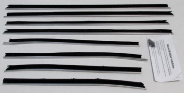 Picture of 1968-69 Cutlass Convertible Replacement Window Felts Whiskers Kit (8pcs)