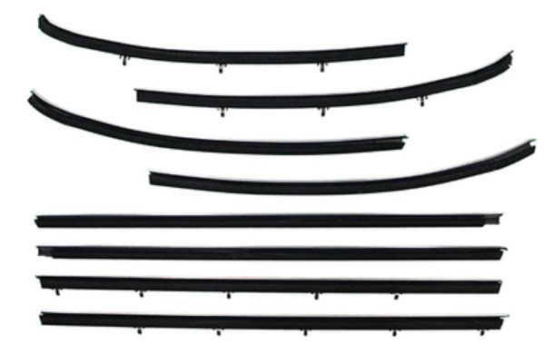Picture of 1968 Cutlass 2 Door Sedan Replacement Window Felts Whiskers Kit (8pcs)