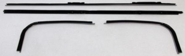 Picture of 1978 Cutlass 2 Door Notchback With Out Buick Special Molding Outers Only Replacement Window Felts Whiskers Kit (4pcs)