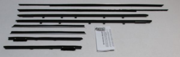 Picture of 1963-64 Bonneville, Catalina, and Parisienne, Bonneville, & Catalina Convertible Authentic Window Felts Whiskers Kit (8pcs)