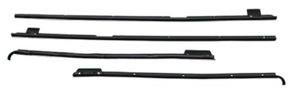 Picture of 1965 Bonneville, Catalina, and Parisienne 2 Door Hardtop Outers Only Authentic Window Felts Whiskers Kit (4pcs)