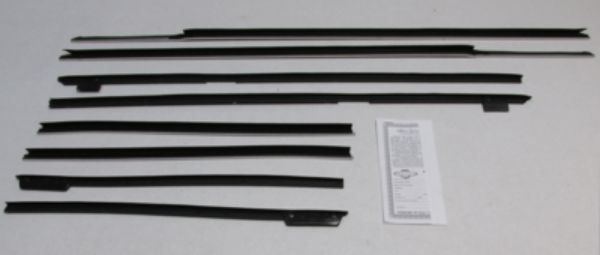 Picture of 1965-67 Bonneville Convertible Authentic Window Felts Whiskers Kit (8pcs)