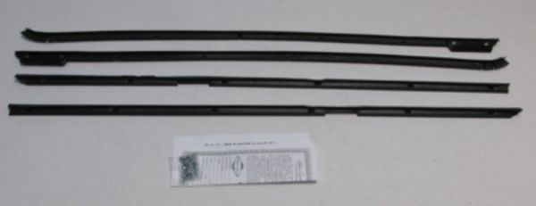 Picture of 1965-66 Bonneville 2 Door Hardtop Outers Only Authentic Window Felts Whiskers Kit (4pcs)