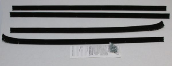 Picture of 1969 Bonneville Station Wagon Outers Only Authentic Window Felts Whiskers Kit (4 pcs)