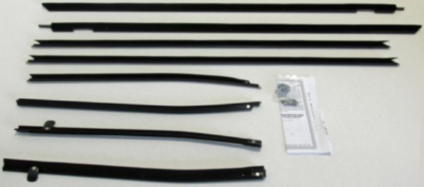 Picture of 1969-70 Bonneville Convertible Authentic Window Felts Whiskers Kit (8pcs)
