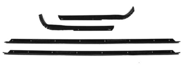 Picture of 1971-76 Bonneville 2 Door Hardtop Outers Only Replacement Window Felts Whiskers Kit (4pcs)