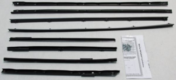 Picture of 1964 GTO & Lemans Convertible Authentic Window Felts Whiskers Kit (8pcs)