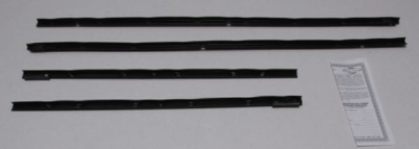 Picture of 1965 GTO Coupe 2 Door Hardtop Outers Only Authentic Window Felts Whiskers Kit (4pcs)