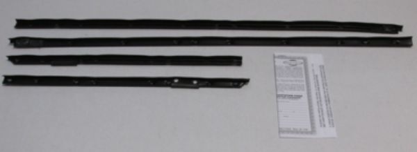 Picture of 1965 GTO & Lemans Convertible Outers Only Authentic Window Felts Whiskers Kit (4pcs)