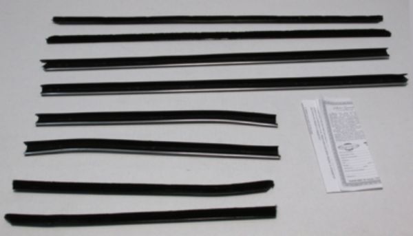 Picture of 1966-67 Pontiac GTO & LeMans Convertible Authentic Window Felts Whiskers Kit (8pcs)