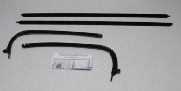 Picture of 1969-72 GTO & Lemans Hardtop Outers Only Authentic Window Felts Whiskers Kit (4pcs)