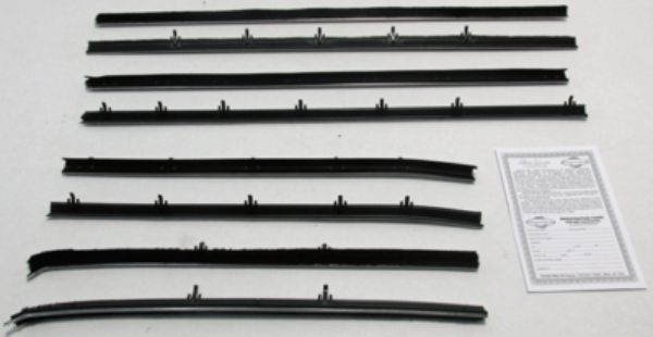 Picture of 1966-67 Tempest 2 Door Hardtop Authentic Window Felts Whiskers Kit (8pcs)