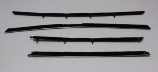 Picture of 1968 Tempest 4 Door Hardtop Outers Only Authentic Window Felts Whiskers Kit