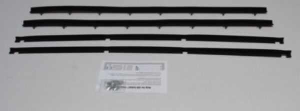 Picture of 1972-76 Chevy Vega Hatchback With Buick Special Molding Authentic Window Felts Whiskers Kit (4pcs)