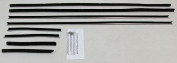 Picture of 1969-70 Cougar XR-7 Convertible Replacement Window Felts Whiskers Kit (8pcs)