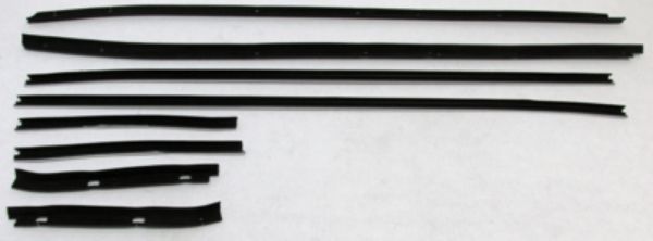 Picture of 1971-73 Cougar XR-7 Coupe Replacement Window Felts Whiskers Kit (8pcs)
