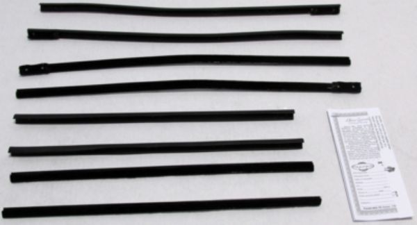 Picture of 1968-69 Fairlane 4 Door Station Wagon Authentic Window Felts Whiskers Kit (8pcs)
