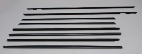 Picture of 1963 Galaxie 2 Door Hardtop Authentic Window Felts Whiskers Kit (8pcs)
