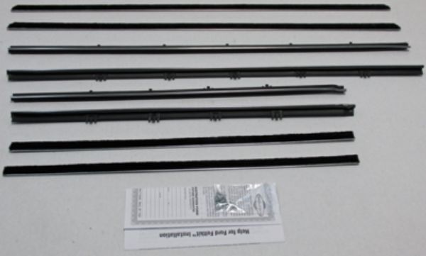 Picture of 1963 Galaxie 4 Door Hardtop Authentic Window Felts Whiskers Kit (8pcs)