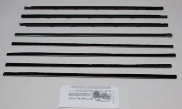 Picture of 1963 Galaxie Fastback (Non-XL) Authentic Window Felts Whiskers Kit (8pcs)