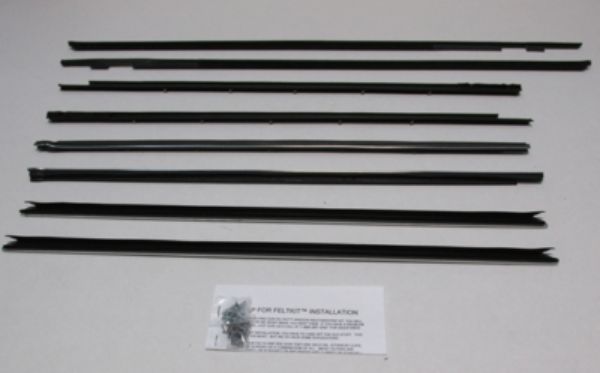 Picture of 1963 Galaxie 500 XL Fastback Authentic Window Felts Whiskers Kit (8pcs)