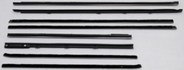 Picture of 1963 Galaxie 500 Sunliner Convertible Authentic Window Felts Whiskers Kit (8pcs)