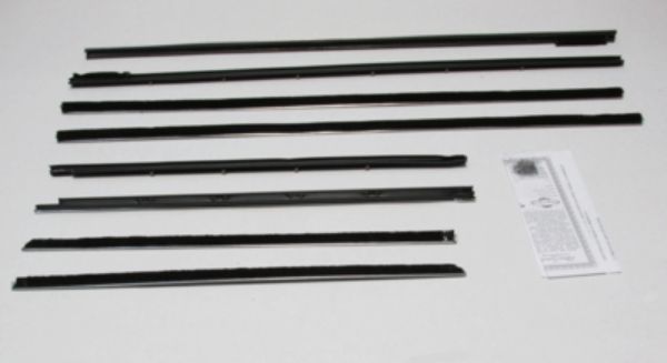 Picture of 1964 Galaxie 4 Door Sedan Authentic Window Felts Whiskers Kit (8pcs)