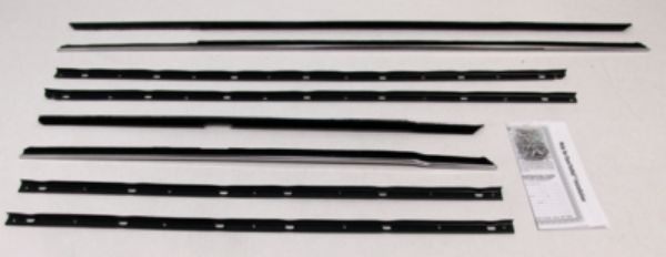 Picture of 1965-66 Galaxie 2 Door Hardtop Authentic Window Felts Whiskers Kit (8pcs)