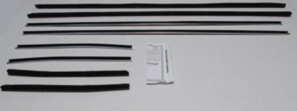 Picture of 1969-70 Full-Size Fairlane Convertible Authentic Window Felts Whiskers Kit (8pcs)