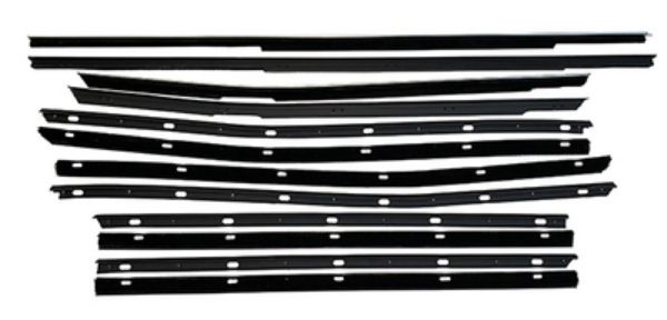 Picture of 1967 Lincoln Continental 4 Door Hardtop Replacement Window Felts Whiskers Kit (12pcs)