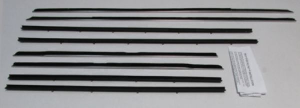 Picture of 1967-68 Mercury Monterey, Meteor, Parklane Convertible Authentic Window Felts Whiskers Kit (8pcs)