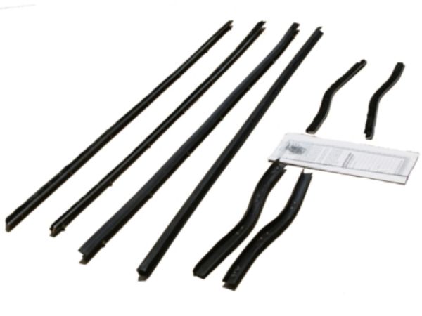 Picture of 1967-68 Mustang Coupe Authentic Window Felts Whiskers Kit (8pcs)