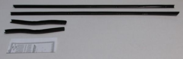 Picture of 1967-68 Mustang Coupe Outers Only Authentic Window Felts Whiskers Kit (4pcs)