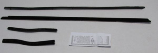 Picture of 1967-68 Mustang Convertible Outers Only Authentic Window Felts Whiskers Kit (4pcs)