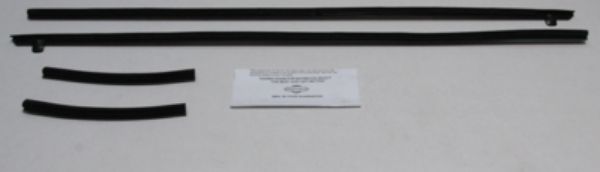 Picture of 1969-70 Mustang Coupe Outers Only Authentic Window Felts Whiskers Kit (4pcs)