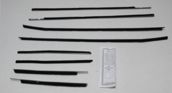 Picture of 1958-60 Thunderbird Convertible Authentic Window Felts Whiskers Kit (8pcs)