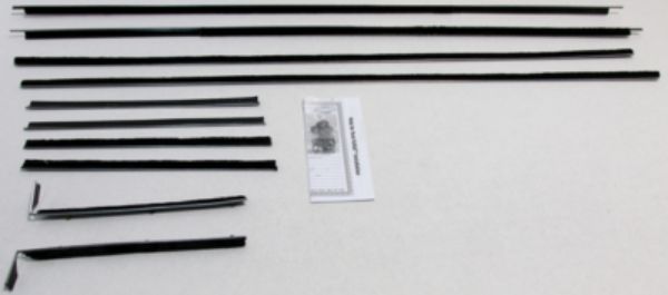 Picture of 1961-63 Thunderbird Convertible Authentic Window Felts Whiskers Kit (10pcs)