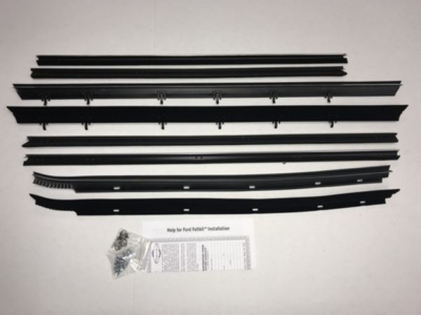 Picture of 1972-79 1972-78 Torino, Montego & 1977-79 Cougar, LTD2 Station Wagon Authentic Window Felts Whiskers Kit (8pcs)