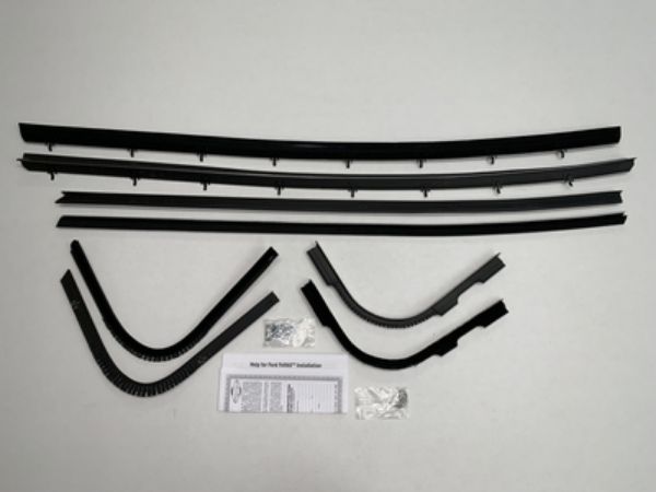 Picture of 1976 Torino 2 Door Hardtop Authentic Window Felts Whiskers Kit (8pcs)