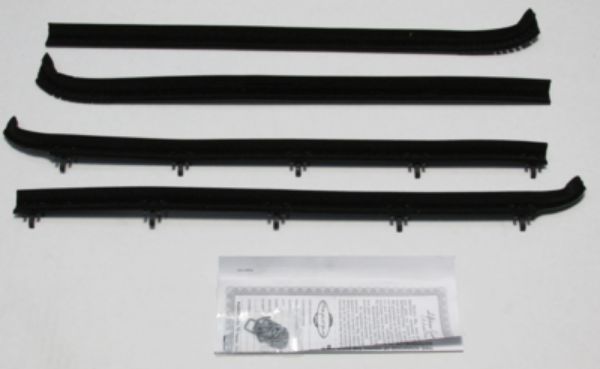 Picture of 1980-87 Ford Pickup Truck Authentic Window Felts Whiskers Kit (4pcs)