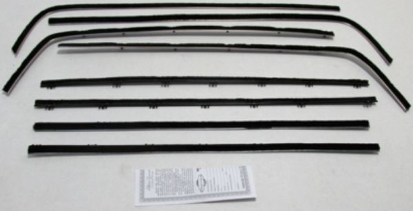 Picture of 1966-67 Dodge Charger Authentic Window Felts Whiskers Kit (8pcs)