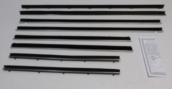 Picture of 1966-67 Mopar B-Body Convertible Authentic Window Felts Whiskers Kit (8pcs)