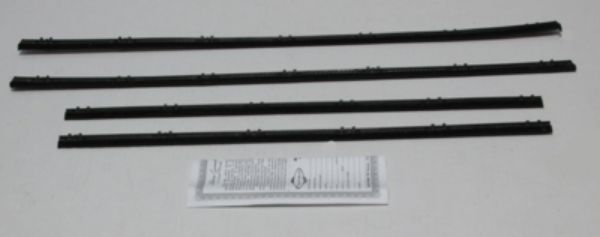 Picture of 1966-67 Mopar B-Body Sedan Outers Only Authentic Window Felts Whiskers Kit (4pcs)