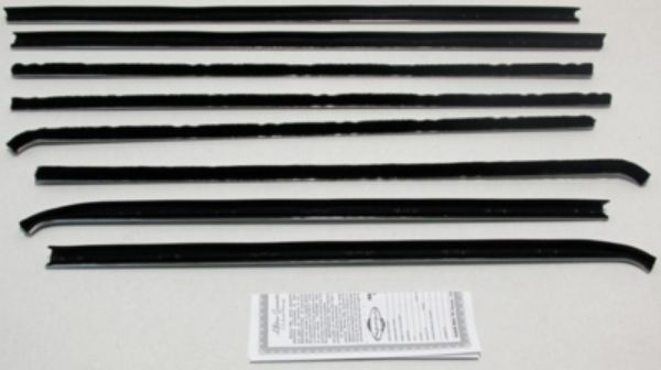 Picture of 1967-69 Mopar A-Body Coupe Authentic Window Felts Whiskers Kit (8pcs)