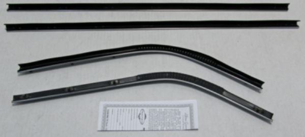 Picture of 1967-69 Barracuda Fastback Outers Only Authentic Window Felts Whiskers Kit (4pcs)
