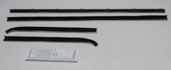 Picture of 1967-69 Barracuda Notchback Outers Only Authentic Window Felts Whiskers Kit (4pcs)