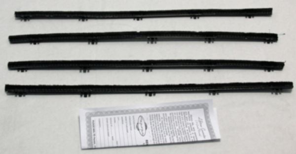 Picture of 1967-69 Dart 4 Door Sedan Outers Only Authentic Window Felts Whiskers Kit (4pcs)