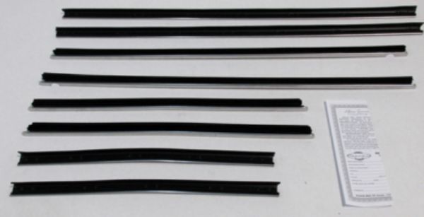 Picture of 1968 Plymouth B-Body Convertible Authentic Window Felts Whiskers Kit (8pcs)