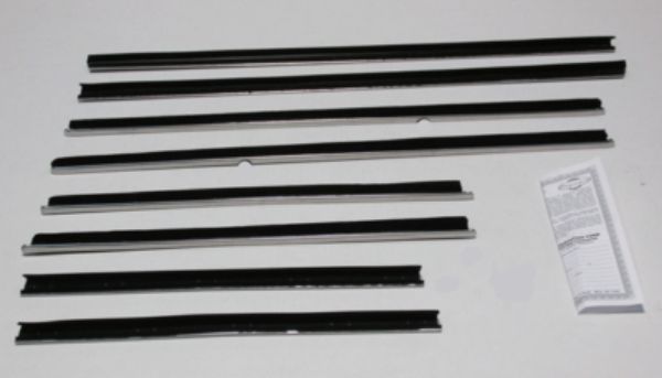 Picture of 1969-70 Plymouth B-Body Convertible Authentic Window Felts Whiskers Kit (8pcs)