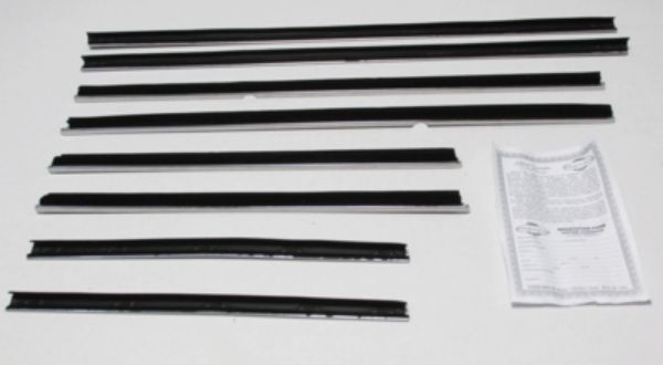 Picture of 1969-70 Dodge B-Body Convertible Authentic Window Felts Whiskers Kit (8pcs)